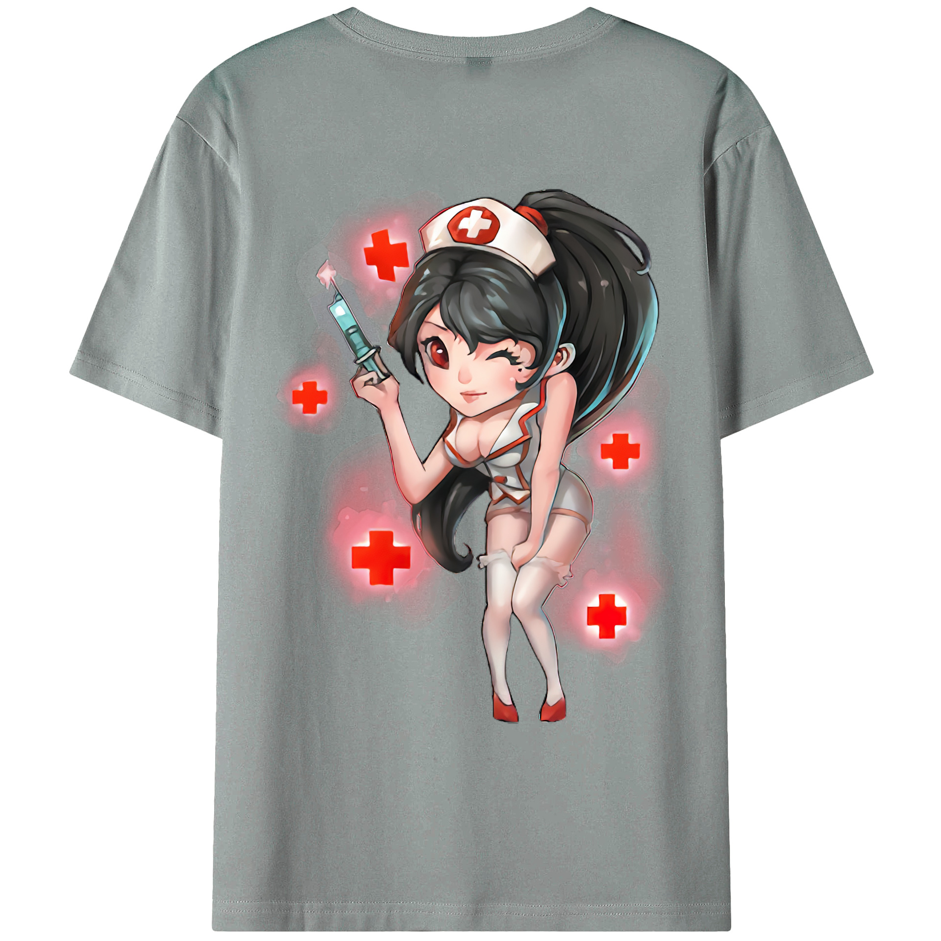 （画像用） リーグ・オブ・レジェンド League of Legends LOL 綿100％ メンズ半袖Tシャツ（バックプリント） 通気性
